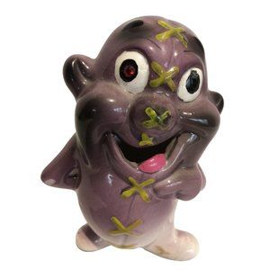 1960s Kreiss Psycho Ceramic HAVE I TOLD YOU ABOUT MY OPERATION stitches figurine